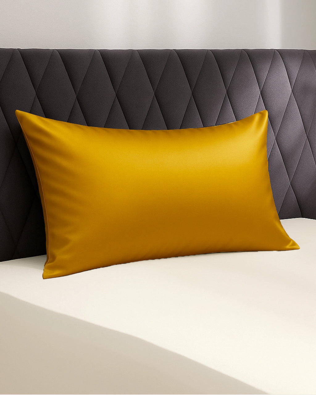 Soft and luxurious Royal Gold satin pillowcase for a perfect night’s sleep.