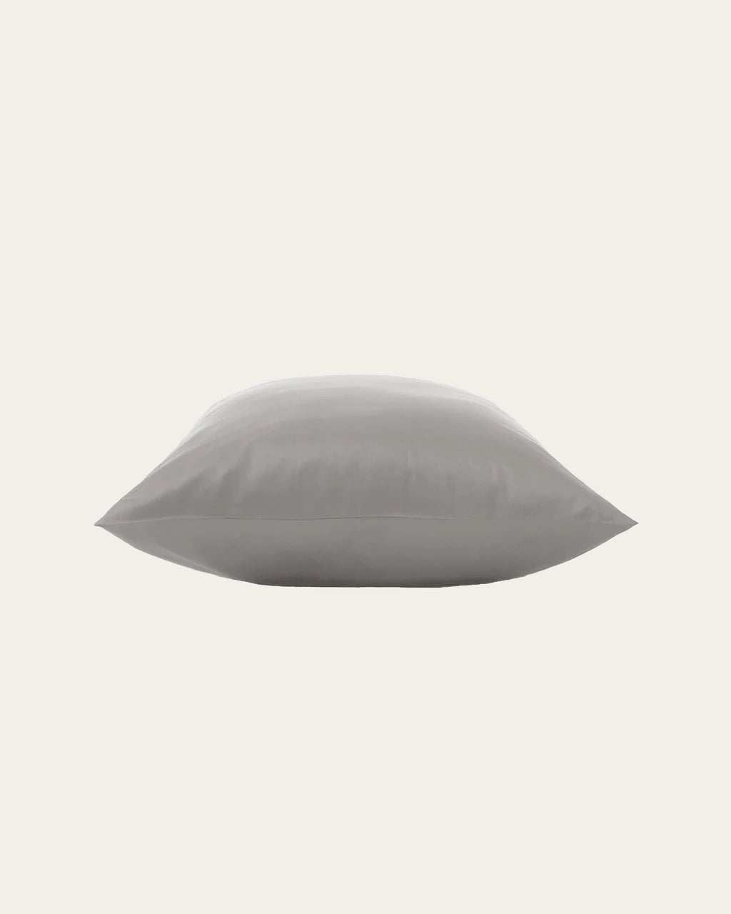 Elegant Moonlight Silver Satin Pillowcase with a smooth texture, ideal for protecting hair and skin.