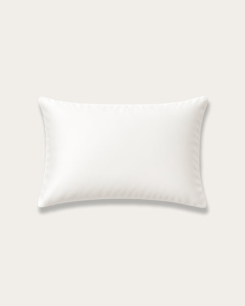 Frost White Satin Pillowcase featuring a smooth, silky surface ideal for hair and skin, offering comfort and elegance.