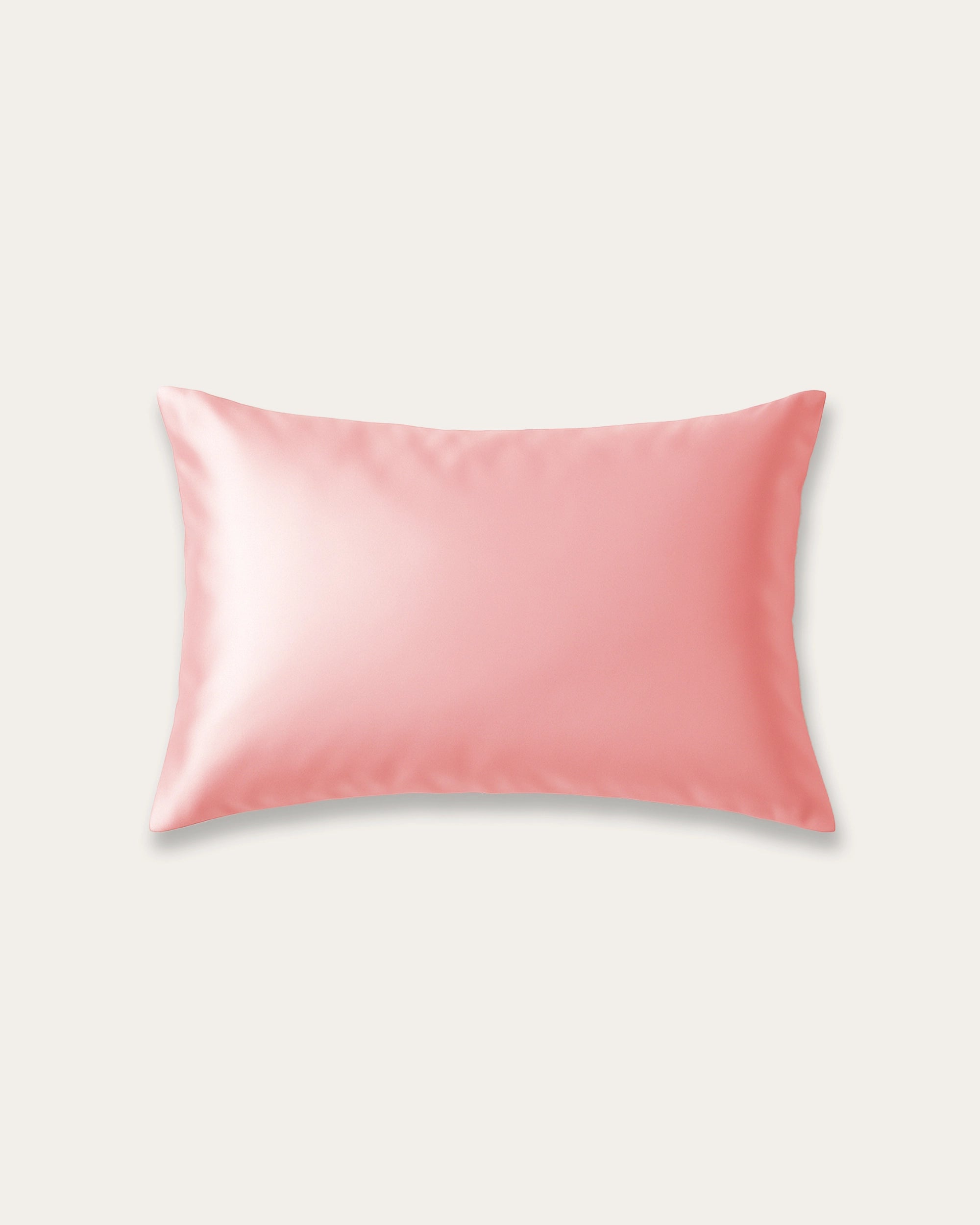Blossom pink satin pillowcase for a touch of romance in your bedroom, soft and smooth for hair and skin care.
